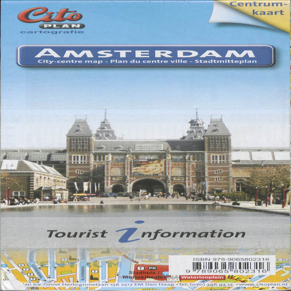 Citoplan centrumplattegrond Amsterdam - (ISBN 9789065802316)