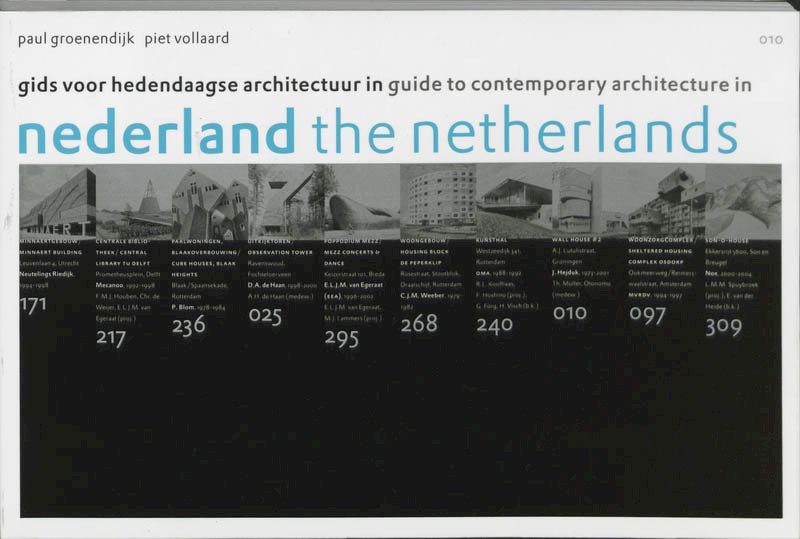 Gids voor hedendaagse architectuur in Nederland / Guide to contemporary architecture in the Netherlands - P. Groenendijk, Paul Groenendijk, P. Vollaard (ISBN 9789064505072)